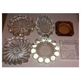 Assorted Vintage Ash Trays Soap Dish