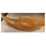 Vintage Ceramic Cornucopia Center Piece 11 Inches