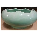 Vintage Pastel Green Ceramic Center Piece 7 Inches