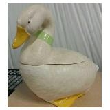 Ceramic Duck Cookie Jar