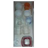 Assorted Vintage Anchor Hocking, Pyrex, Fireking,