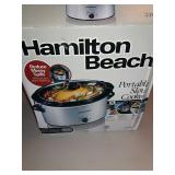 Hamilton Beach Portable 5 Qt Slow Cooker New In Bx