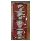 Starbucks Candy Cane Swirl Coffee Cup Set 8 Pcs