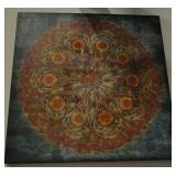 Mandala Print On Canvas 24 X 24 Inches