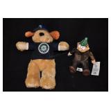 Beetle Bailey Sarge Doll W/ Tag & Seattle Mariners