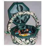 Sewing Basket With Contents 9 Inches
