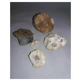 Mineral Collection 4 Pieces. Biggest Is 4x3.5