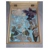 Mixed Quarts And Amethyst Collection.