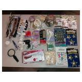 Craft And Sewing Assortment. Glue Sticks And