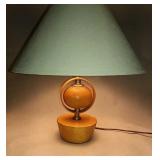 Deco Wooden Lamp 12" Tall.