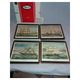 Pimentel Acrylic Ship, Nautical Placemats