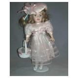 Porcelain Doll Victorian Collection, 14" Tall