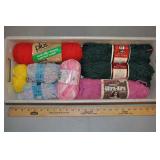 Assorted Yarns - Nylon, Cotton, Rayon, Acrylic 8