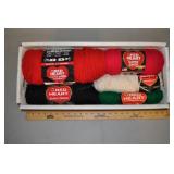 Acrylic Yarn - Assorted Colors 5 Skeins