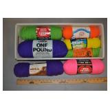 Acrylic Yarn - Neon Colors 7 Skeins