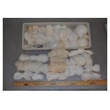 Lot Of Assorted White Yarns