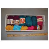 Acrylic Yarn - Jewel Tones 9 Skeins