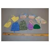 Knitted Baby Shoes And Hats