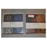 2 Pair Of Pashmina Scarves Gift Boxes