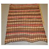 Pink & Brown Knitted Piece 56 X 48