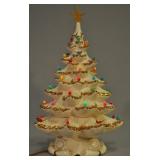 Musical Lighted Ceramic Christmas Tree 20" Tall