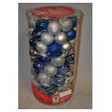 Blue And Silver Ornaments