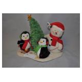 Musical Snowman And Penguins