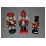 Three Nutcrackers Tallest 5.5 Inches