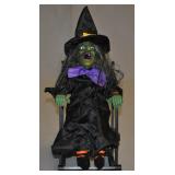 Green Witch In Rocking Chair 20 Inches High