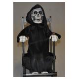 Skeleton In Rocking Chair 17 Inches High