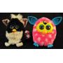 Pair Of Furbies - Black & White Furby, Pink Furby