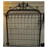 Vintage Steel Gate, Rustic With Twisted And Welded