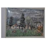 Painting By Lisel Salzer (1906-2005 Austrian)