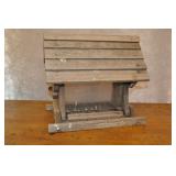 Rustic Bird Feeder. 13x12 Inches.