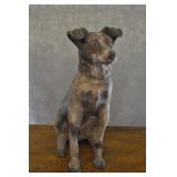 Vintage Ceramic Dog With A Surprised Look On Its