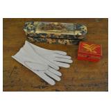 2 Boxes - Long Wood Lacquer Box, Driving Gloves +
