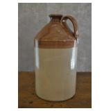 Vintage Pottery Jug Salt Glazed 7x12.75 Inches.