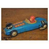 Tin Wind Up Race Car 9.5 Inches