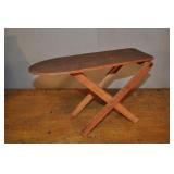 Miniature Wood Ironing Board. 14x9 Inches.