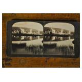 Stereoscopic Card, Geysers Of Yellowstone Park.