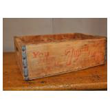 Vintage 7 Up Crate, 17x12x6 Inches, It Says