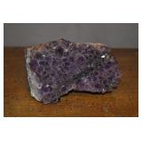 Amethyst Geode End Cut. 6x4x3 Inches