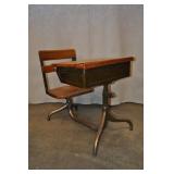Students Desk, Heavy Duty Wood And Steel,