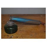 Vintage Root Lowell Pest Sprayer With Green Glass