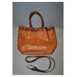 Leather Handbag Valerie Stevens.14x10 Inches.