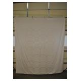 Chenille Blanket White 86x100 Inches