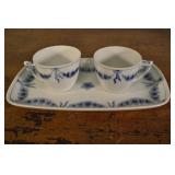 Vintage Bing & Grondahl Tray And 2 Cups