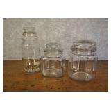 3 Canister Set, 10 Inch Planters, 7 & 6 Inch