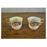 Pair Aynsley England Bone China Tea Cups