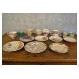 Tea Cups And Dessert Plates Assorted